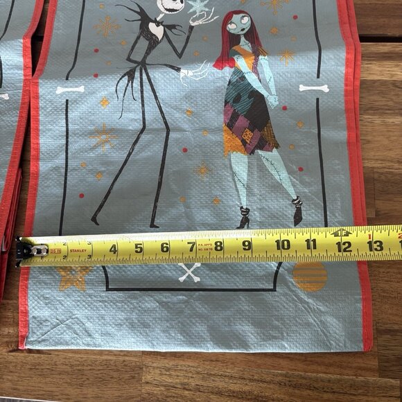 2 Disney Nightmare Before Christmas Jack Skellington Sally Shopping Treat Bag - Picture 6 of 8